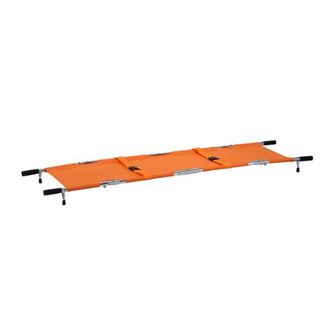 Oxford Fabric 4 Foldable Aluminum Alloy Stretcher